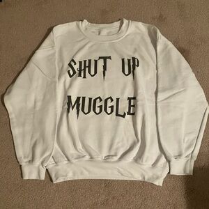 Harry Potter White Crewneck Sweater
